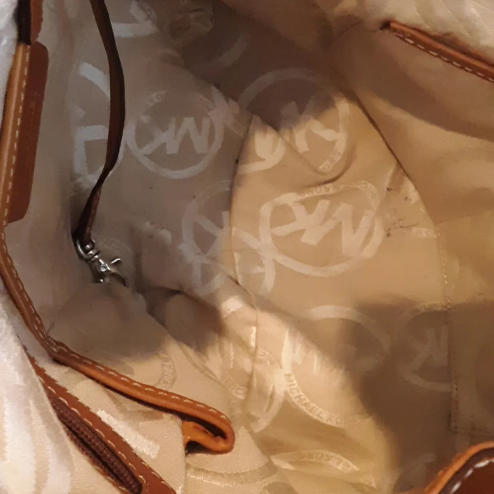 Michael Kors Tan Studded Hobo Bag